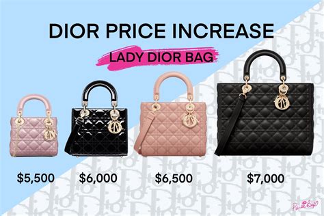 lady dior bag price indonesia|lady dior euro price.